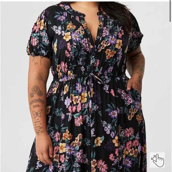 NWT Torrid Maxi Dress (1x) 14-16 - Picture 2 of 7